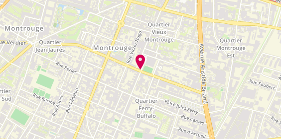 Plan de Pharmacie de l'Aquapol, 104 Avenue Henri Ginoux, 92120 Montrouge