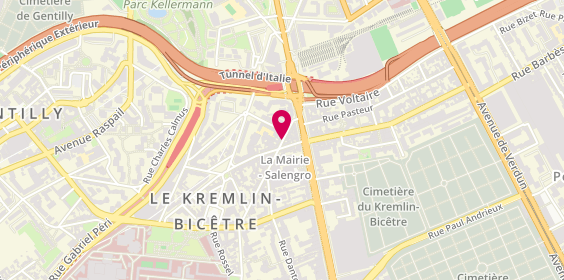Plan de Pharmacie Kb, 12 Rue du General Leclerc, 94270 Le Kremlin-Bicêtre