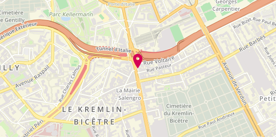 Plan de Pharmacie Dakhli, 11 Avenue de Fontainebleau, 94270 Le Kremlin-Bicêtre
