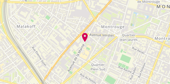 Plan de Aprium Pharmacie, Sel Gde Pharma du Marche
72 Avenue Henri Ginoux, 92120 Montrouge