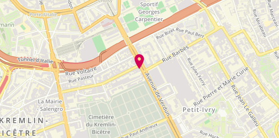 Plan de NGUYEN Thi, 16 Avenue de Verdun, 94200 Ivry-sur-Seine