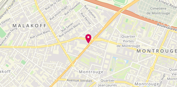 Plan de Pharmacie Roux, 64 avenue Pierre Brossolette, 92240 Malakoff