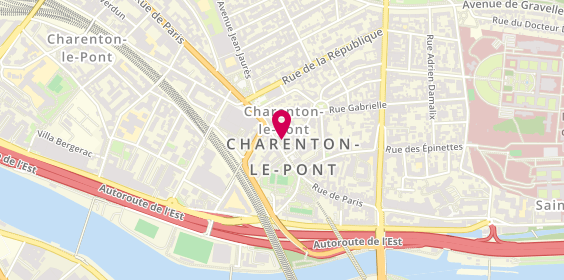 Plan de Pharmacie Centrale, 54 Rue de Paris, 94220 Charenton-le-Pont