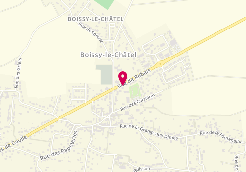 Plan de Pharmacie de Boissy, 4 Rue Rebais, 77169 Boissy-le-Châtel
