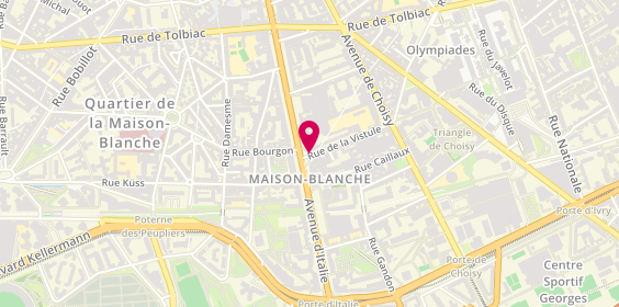 Plan de Pharmacie Tan Menneteau, 28 Rue de la Vistule
103 Avenue d'Italie, 75013 Paris