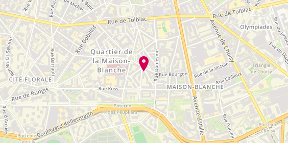 Plan de Pharmarcie Lartigot, 1 Rue de l'Interne Loeb, 75013 Paris