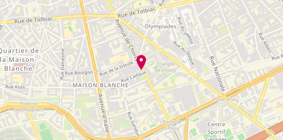 Plan de Pharmacie Adele SELARL, 61 Avenue de Choisy, 75013 Paris