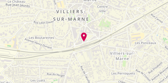 Plan de Pharmacie Centrale de la Gare, 16 Pl. Pierre Semard, 94350 Villiers-sur-Marne