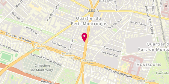 Plan de Elsi Sante, 122 Avenue du Général Leclerc, 75014 Paris