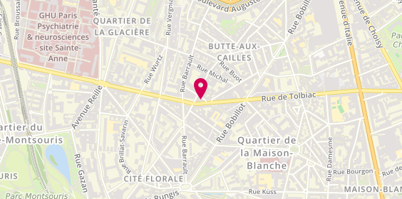 Plan de Pharmacie Lor Keuk, 200 Rue Tolbiac, 75013 Paris