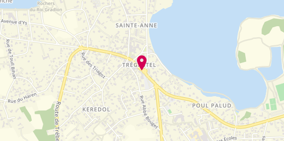 Plan de Pharmacie des 7 Iles, 23 Place Sainte Anne, 22730 Trégastel