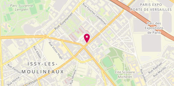 Plan de Paris Pharma, 44 Rue Ernest Renan, 92130 Issy-les-Moulineaux