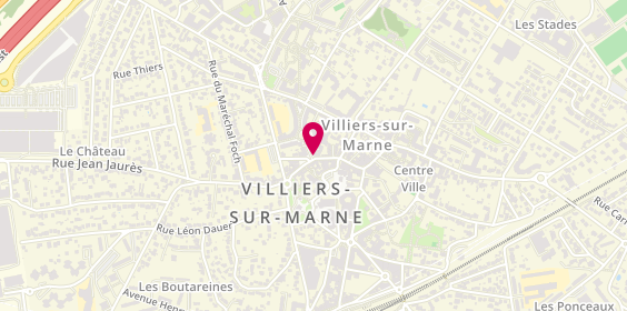 Plan de Pharmacie des Tilleuls, 47 Rue du Général de Gaulle, 94350 Villiers-sur-Marne