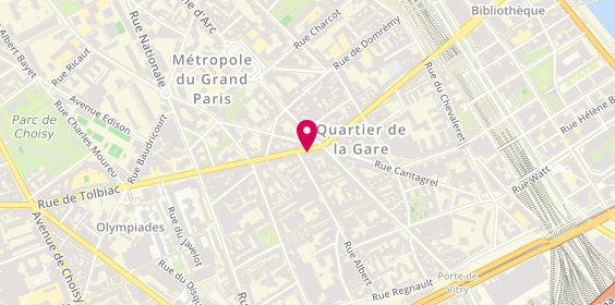 Plan de Pharmacie Biodaily, 53 Rue de Tolbiac, 75013 Paris