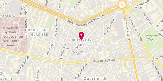 Plan de Pharmacie Tran, 52 Rue des 5 Diamants, 75013 Paris