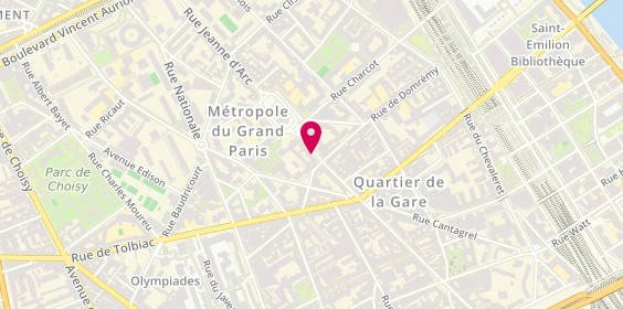 Plan de Pharmacie Patay, 3 Rue Jeanne d'Arc, 75013 Paris