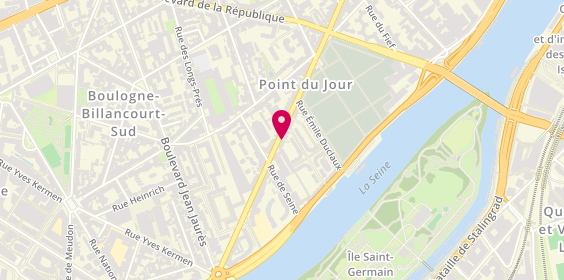 Plan de Pharma Reference, 34 avenue Pierre Grenier, 92100 Boulogne-Billancourt
