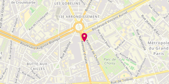 Plan de Pharmacie Bandak, 5 Bis Avenue Italie, 75013 Paris