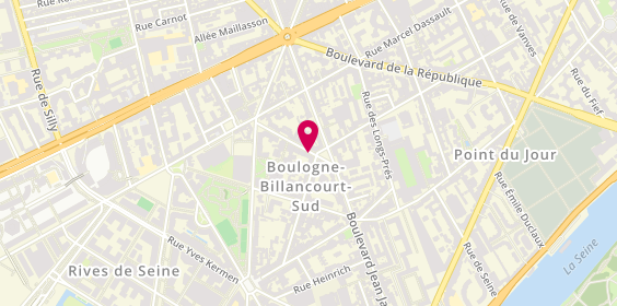 Plan de SNC Pharmacie du Dome, 5 Rue de Clamart, 92100 Boulogne-Billancourt