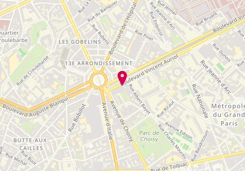 Plan de Pharmacie Vincent Auriol, 203 Boulevard Vincent Auriol, 75013 Paris