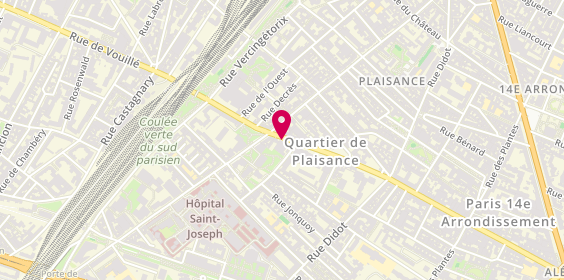 Plan de Pharmacie Plaisance, 203 Rue d'Alesia, 75014 Paris