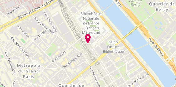 Plan de Pharmacie F, 141 avenue de France, 75013 Paris