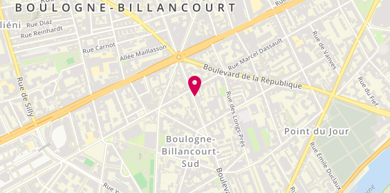 Plan de Grande Pharmacie Jaurès, 219 Bis Boulevard Jean Jaurès, 92100 Boulogne-Billancourt