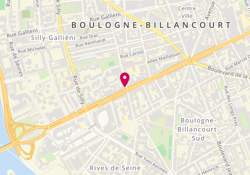Plan de Pharmacie L.A.M, 60 Avenue du General Leclerc, 92100 Boulogne-Billancourt