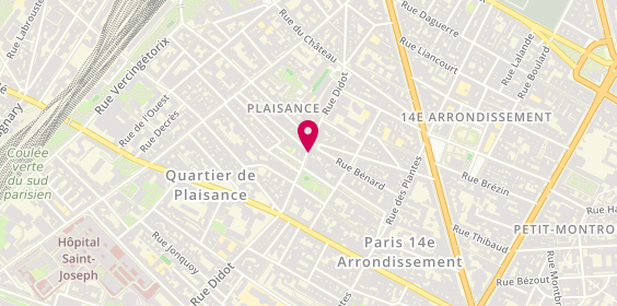 Plan de Pharmacie Didot Pernety, 39 Rue Didot, 75014 Paris