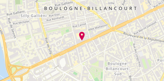 Plan de Pharmacie du Métro, 50 avenue du Général Leclerc, 92100 Boulogne-Billancourt