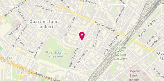 Plan de Pharmacie du Parc, 61 Rue Brancion, 75015 Paris