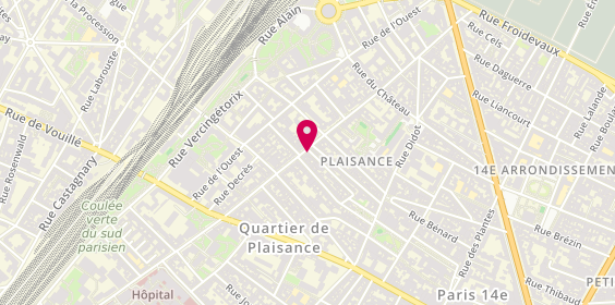 Plan de Pharmacie Pernety, 89 Rue Raymond Losserand, 75014 Paris