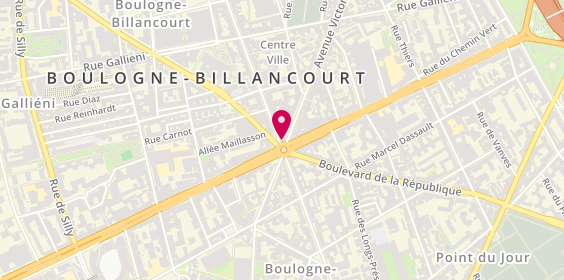 Plan de Pharmacie Centrale, 197 Boulevard Jean Jaurès, 92100 Boulogne-Billancourt