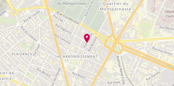 Plan de Grande Pharmacie Daguerre, 33 Rue Daguerre, 75014 Paris