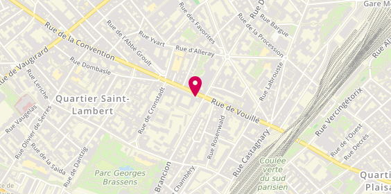 Plan de Pharmacie Vouille, M Benkhelifa et Mlle Kuns
22 Rue de Vouille, 75015 Paris
