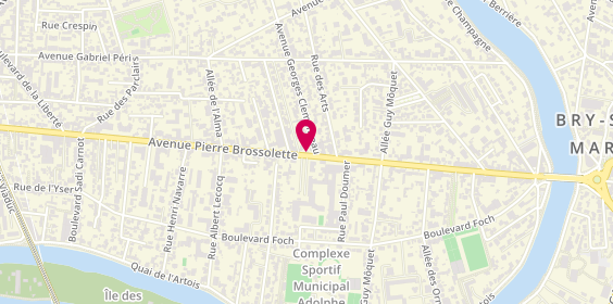 Plan de Pharmacie des Ecoles, 137 Bis avenue Pierre Brossolette, 94170 Le Perreux-sur-Marne