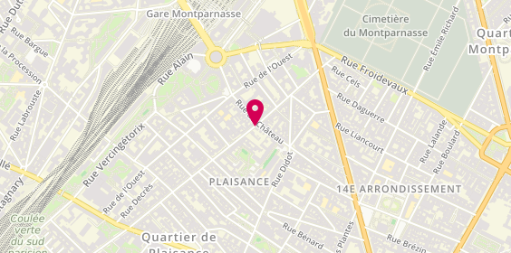 Plan de Pharmacie Temstet Xxx, 45 Rue Rue Losserand, 75014 Paris