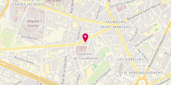 Plan de Pharmacie Serafim, 37 Boulevard Arago, 75013 Paris