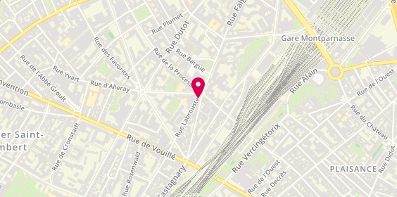 Plan de Grande Pharmacie Falguiere, 6 Place Falguière, 75015 Paris