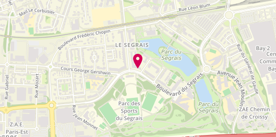 Plan de Pharmacie du Segrais, 69 Boulevard du Segrais, 77185 Lognes