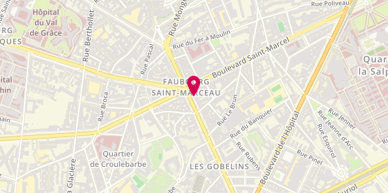 Plan de Pharmacie Or'el des Gobelins, 27 Avenue des Gobelins, 75013 Paris