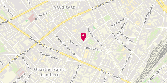 Plan de Pharmacie de la Quintinie, 44 Rue de la Quintinie, 75015 Paris