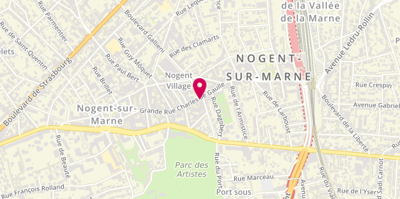 Plan de Pharmacie du Marché, 140 grande Rue Charles de Gaulle, 94130 Nogent-sur-Marne