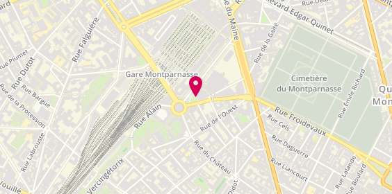 Plan de Pharmacie Lao Julie, 24 Place de Catalogne, 75014 Paris