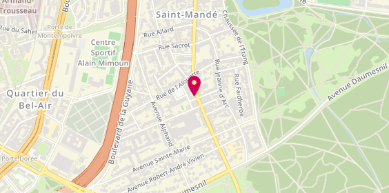 Plan de Espace Pharma Saint Mande, 98 Avenue du General de Gaulle, 94160 Saint-Mandé
