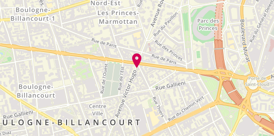 Plan de Pharmacie des Princes, 49 Avenue Victor Hugo, 92100 Boulogne-Billancourt