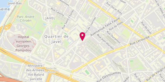 Plan de Paris Pharma, 105 Avenue Félix Faure, 75015 Paris