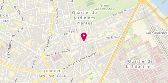 Plan de Pharmacie Saint Hilaire, 18 Rue Geoffroy Saint Hilaire, 75005 Paris