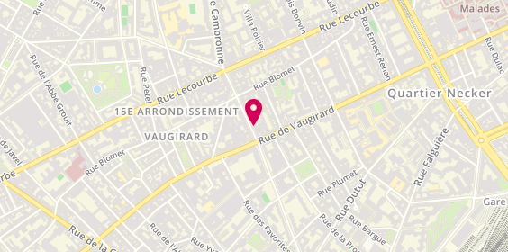 Plan de Pharmacie Serge Danan, 119 Rue Cambronne, 75015 Paris