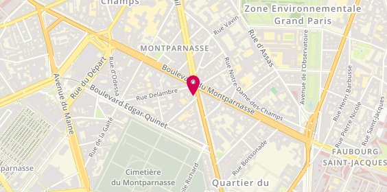 Plan de Pharmacie Jaïs, 206 Boulevard Raspail, 75014 Paris
